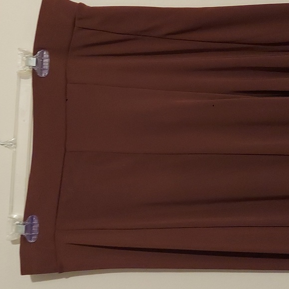 Forever 21, brown- 1XL, split-leg pants - Picture 1 of 8